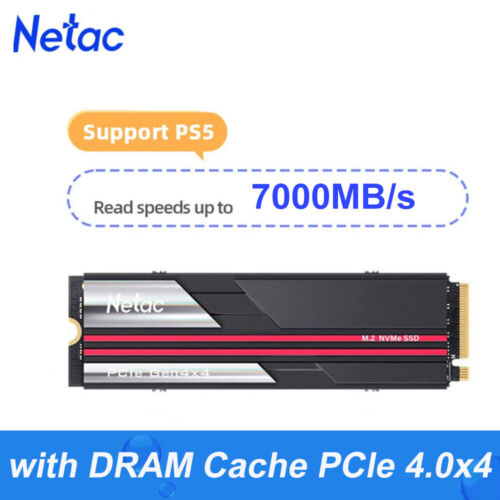 Netac Heatsink 1TB Internal SSD M.2 2280 PCle-Express4.0 Solide State Drive