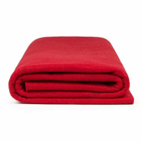 Red ACRYLIC FELT FABRIC By The Yard _72″ WIDE_ Thick Soft Felt Fabric