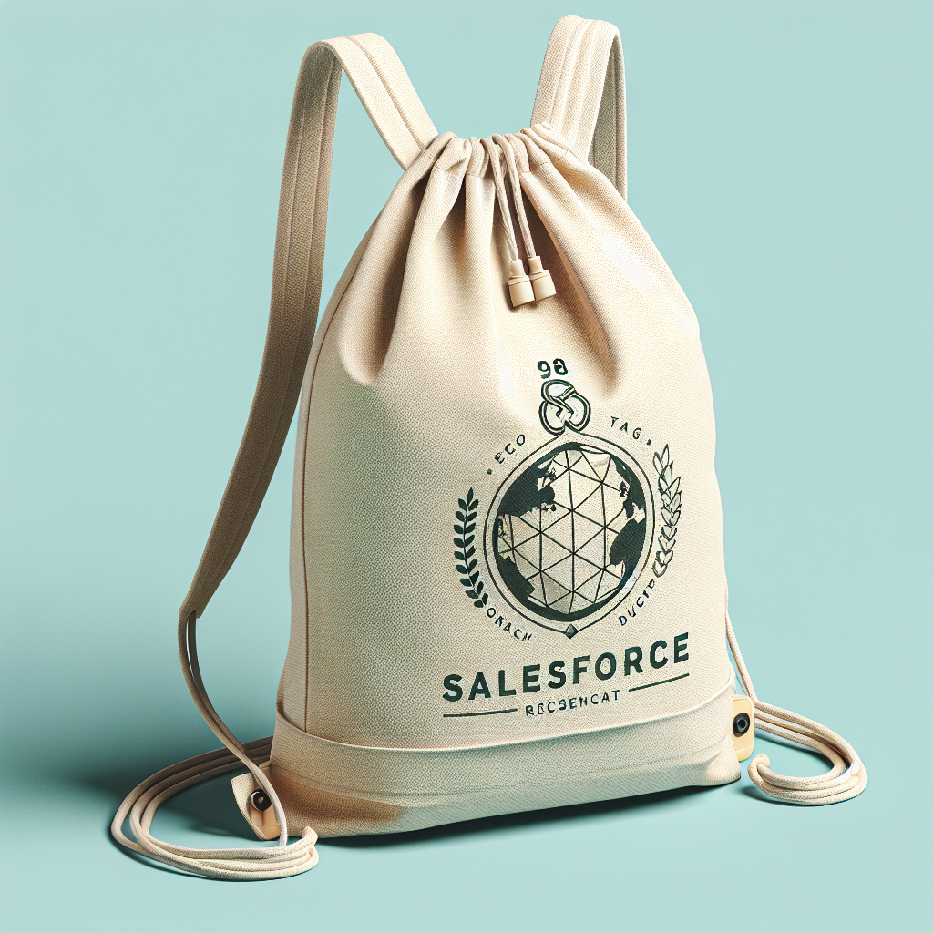 Fashion with a Conscience: The Salesforce Salesblazer Recycled Cotton Cinch Bag Backpack