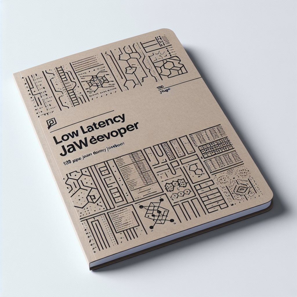 The Essential Notebook for Low Latency Java Developers: A Customized 100 Page Journal