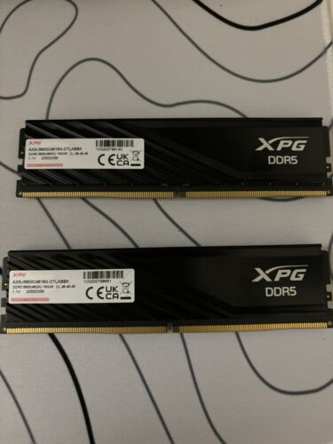 XPG LANCER BLADE 32GB (2 x 16GB) PC5-48000 (DDR5-6000) UDIMM Memory – Black…