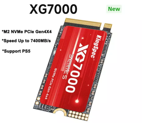 KingSpec 7400MB/s NVMe M.2 2242 1TB SSD