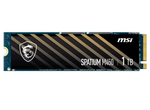 MSI SPATIUM M450 M.2 2280 1TB PCI-Express 4.0 x4, NVMe 1.4 3D NAND Internal Soli