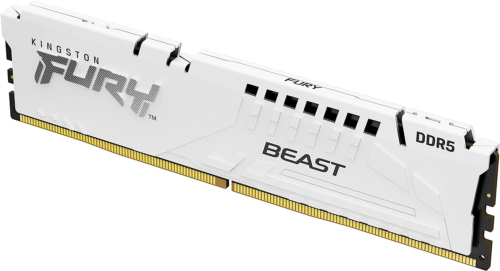 Kingston FURY Beast White 64GB (2X32Gb) 6000Mt/S CL36 DDR5 Expo DIMM Overclockin