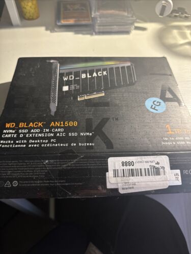 WD_Black AN1500 1TB  M.2 NVMe Internal SSD Black WDS100T1X0L-20 Western Digital