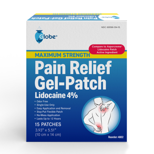 Lidocaine 4% Patch | Maximum Strength Pain Relief 15 Count |