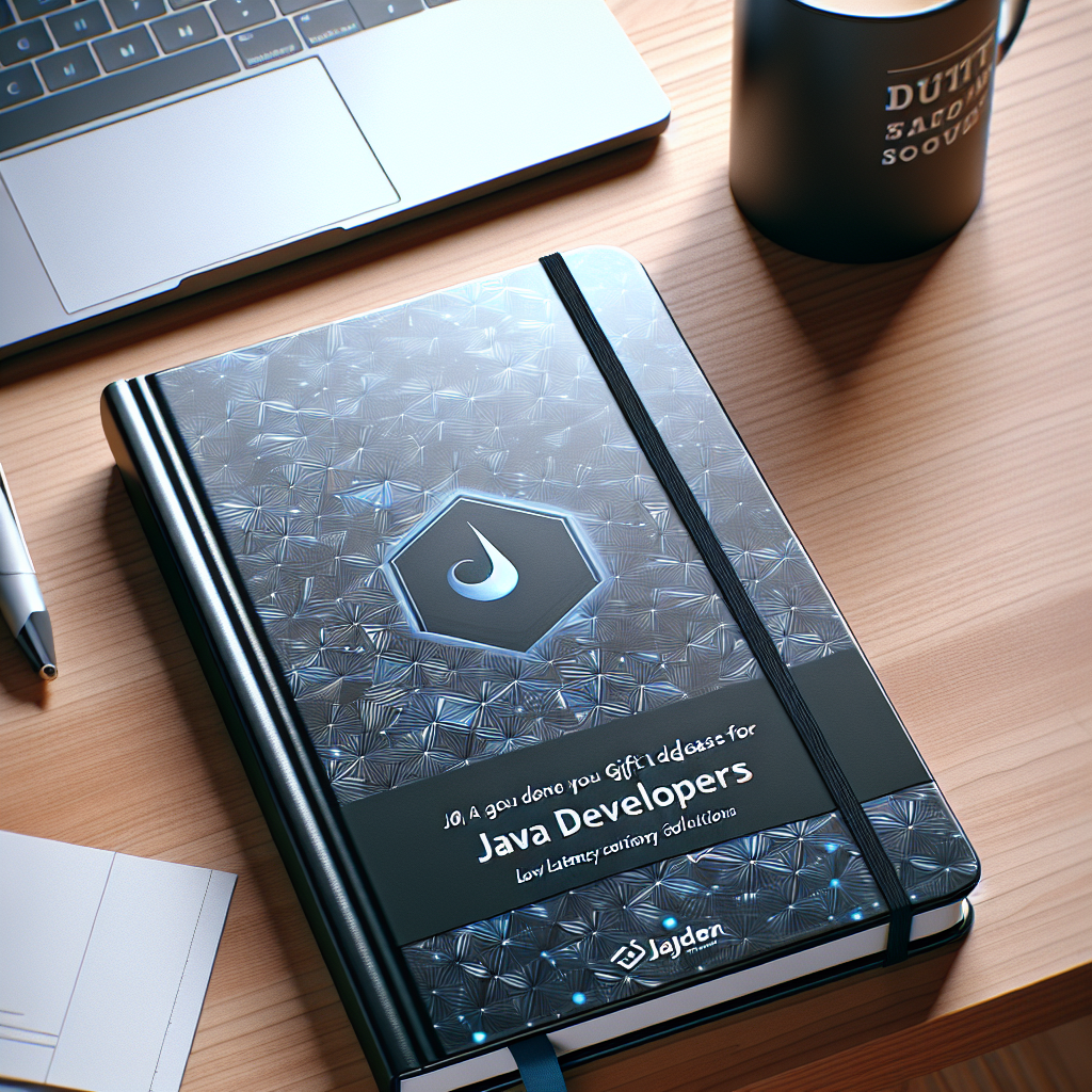 Gift Ideas for Low Latency Java Developers: A Customized Journal for Maximum Productivity