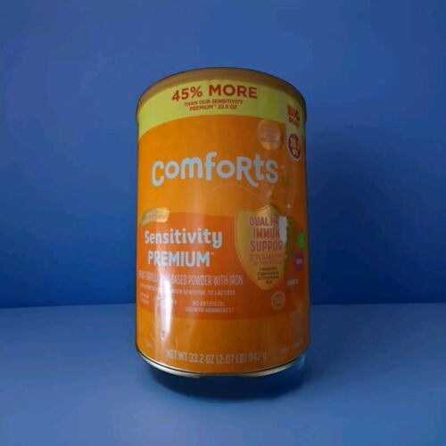 Comforts Sensitivity Premium Powder 33.2 oz Milk Based Baby Formula Exp 05/04/25