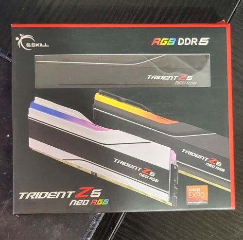 G.SKILL Trident Z5 Neo RGB Series (AMD Expo) DDR5 RAM 32GB (2x16GB) 6000MT/s CL3