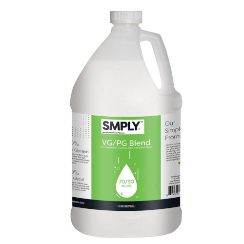 SMPLY. 70/30 Vegetable Glycerin and Propylene Glycol Blend, Ultra Pure USP PG…