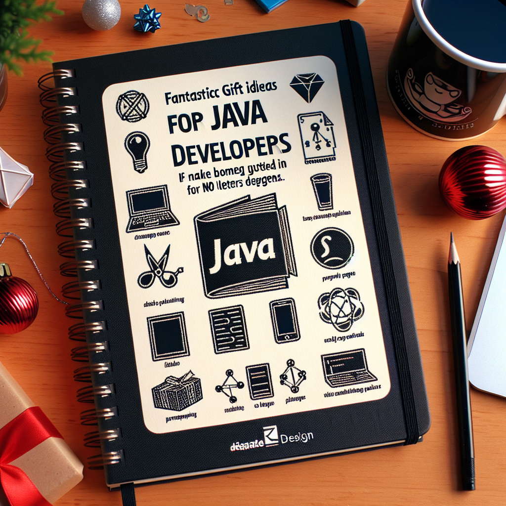 The Perfect Gift for the Java Developer in Your Life: A Customized 100 Page Notebook