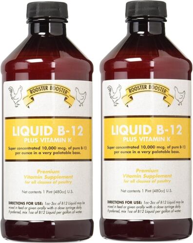 Rooster Booster (2 Pack) B-12 Liquid, 16-Ounce