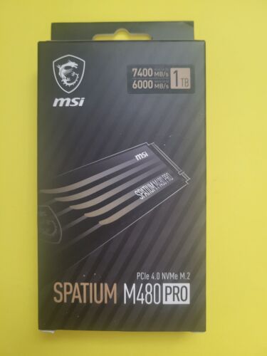 NEW – MSI SPATIUM M390 M.2 2280 1TB PCIe Gen3 x4, NVMe 1.4 3D NAND Internal SSD