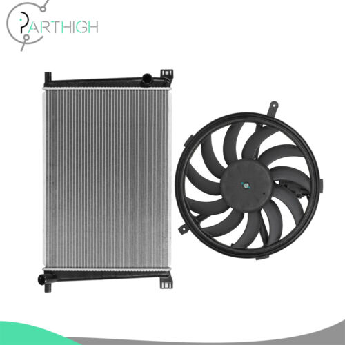 Radiator and Radiator Cooling Fan Assembly Car Electric For 2007-15 Mini Cooper