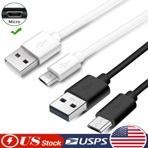 3/6ft Micro USB Fast Charging Cable Cord For Samsung Android Phone Charger