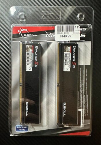 G.Skill Ripjaws S5 32GB (2 x 16GB) DDR5-6000 Desktop Memory Kit