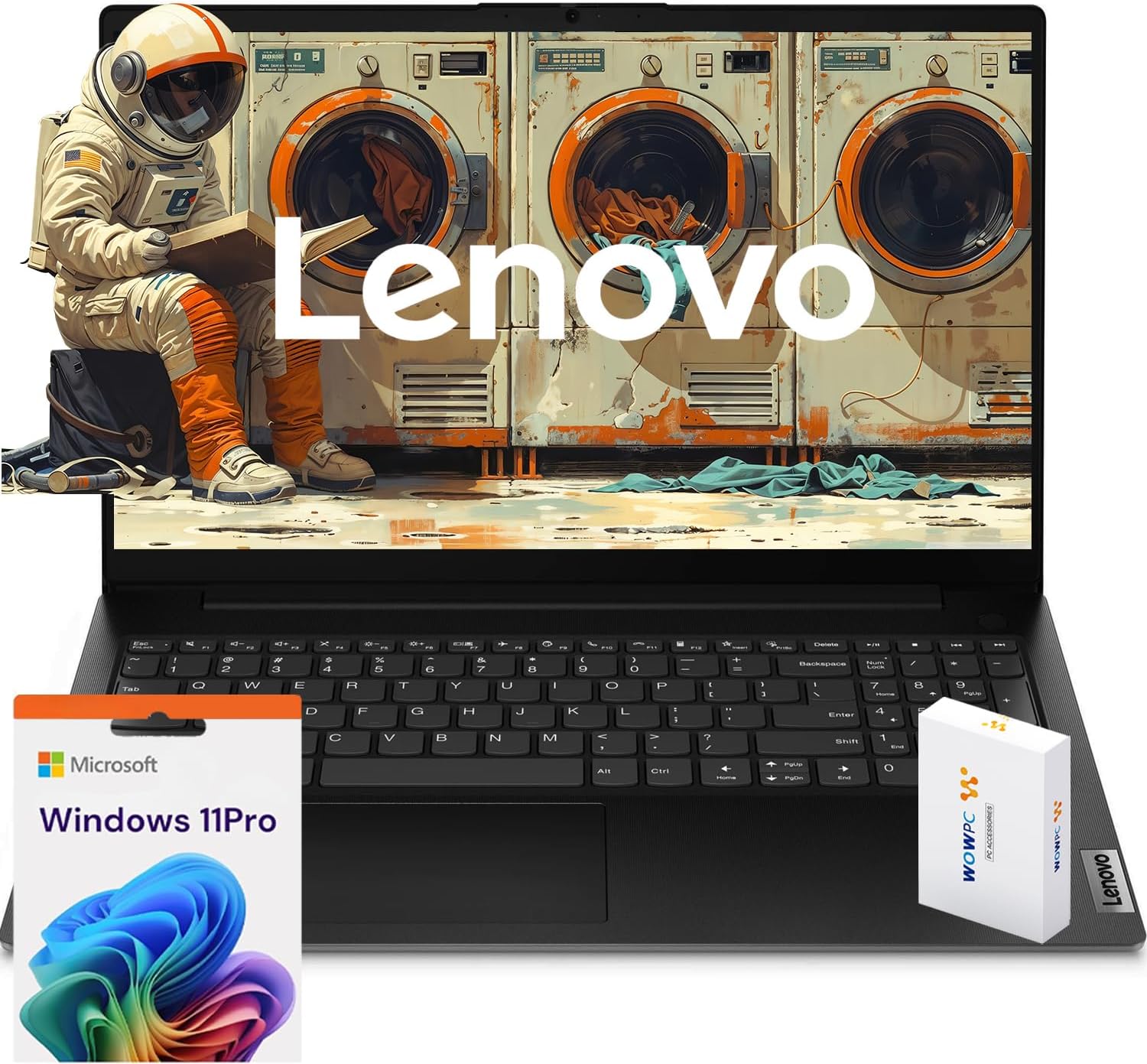 Lenovo New V15 Business Laptop | 16GB RAM | 1TB SSD | Intel Pentium N6000 Processor | 15.6″ FHD 1080p Anti-Glare Display | Ethernet RJ-45 | Wi-Fi 6 | Webcam | Windows 11 Pro | WOWPC Recovery USB