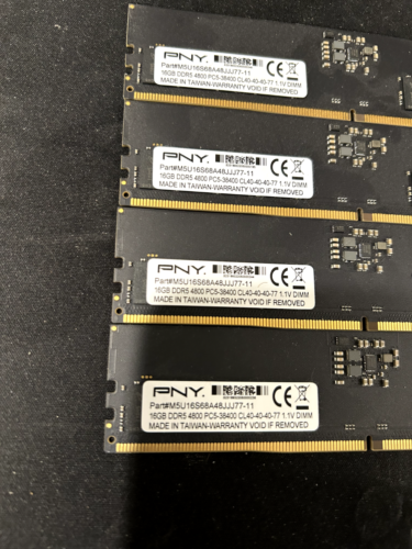 REDUCED!! – PNY 16GB DDR5 4800 PC5-38400 RAM Part M5U16S68A48JJJ77-11