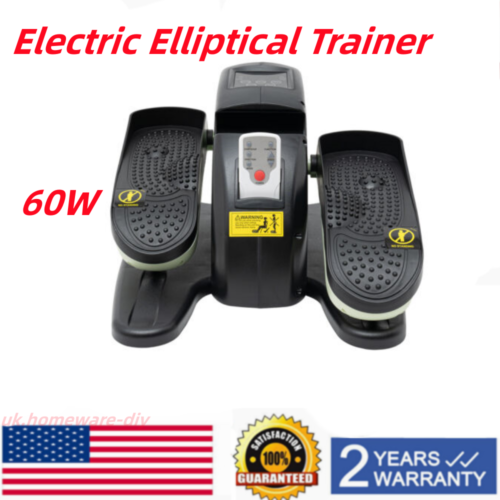 Under Desk Elliptical Machine Electric Seated Leg Foot Pedal Exerciser w/ Remote