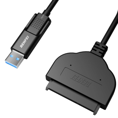 SATA to USB Cable, 2In1 USB-C/USB 3.0 to SATA III Hard Driver Adapter Compati…