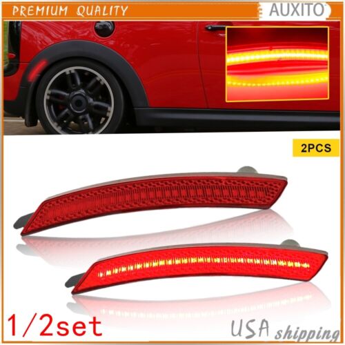 2/4/6 Rear Side Marker LED Light For 07-16 MINI Cooper R55 R56 R57 R58 R59 R60