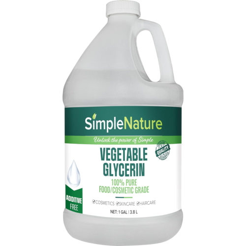 100% Pure Vegetable Glycerin – 1 Gallon (128 Fl Oz) – Natural Pure Food/Cosmetic