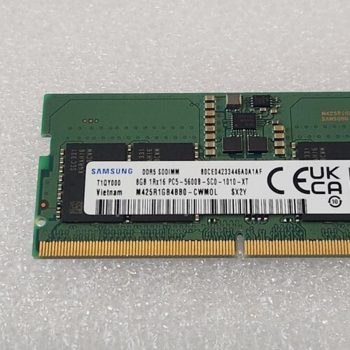 Samsung M425R1GB4BB0-CWMOL 8GB 1Rx16 1.1V SODIMM DDR5-5600B PC5-44800