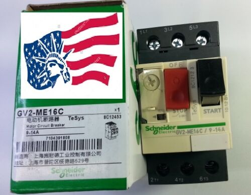 GV2-ME16 Schneider Telemecanique  Motor Circuit Breaker 9-14Amp