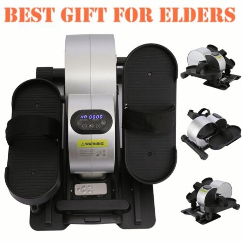 Under Desk Elliptical Machine Electric Seated Pedal Exerciser with RemoteControl