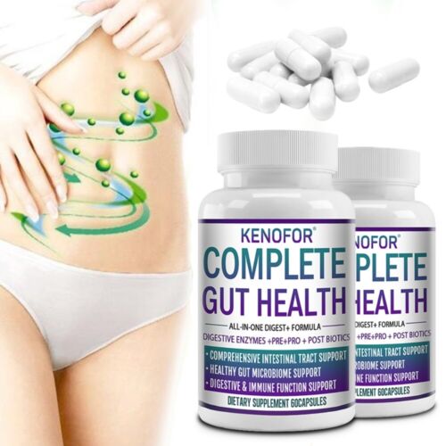 4-in-1 Probiotic for Women & Men, Complete Gut & Digestive Support Supplement