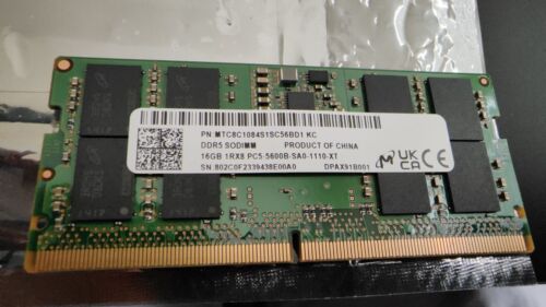 MICRON 16GB DDR5 5600