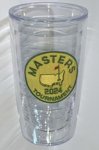 2024 Masters golf Tervis drinking Cup 16 ounce Augusta National pga new