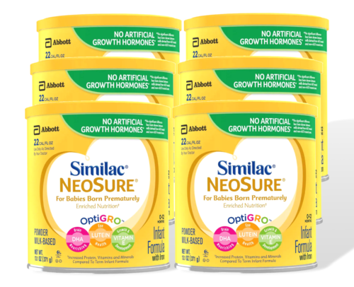 6 Similac Neosure Powder Formula 13.1.oz Cans for Premature – Exp 05/2026