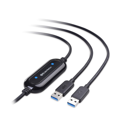 Cable Matters USB 3.0 Data Transfer Cable PC to PC for Windows, USB Transfer Cab