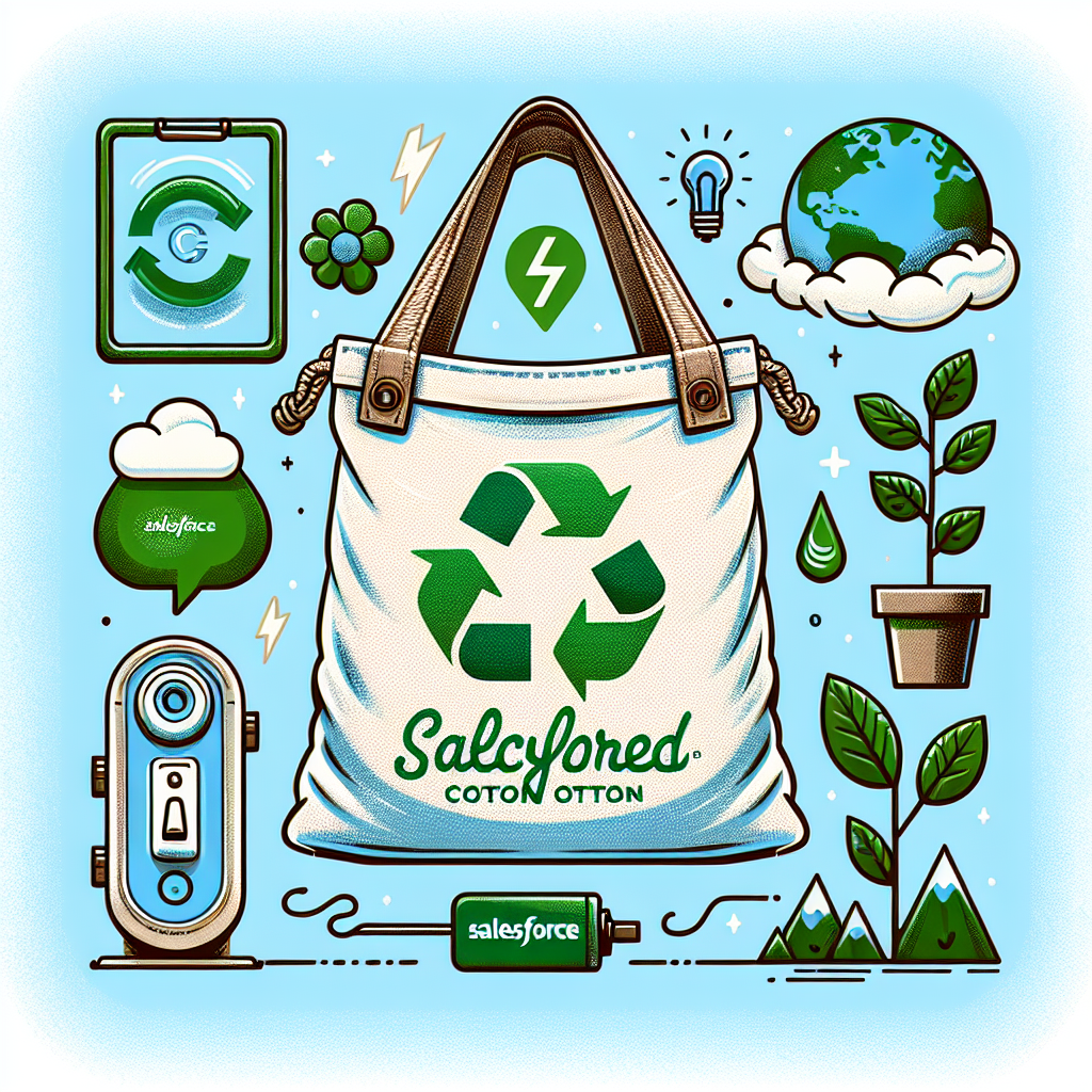 Going Green with Salesforce Salesblazer: The Benefits of the Recycled Cotton Cinch Bag