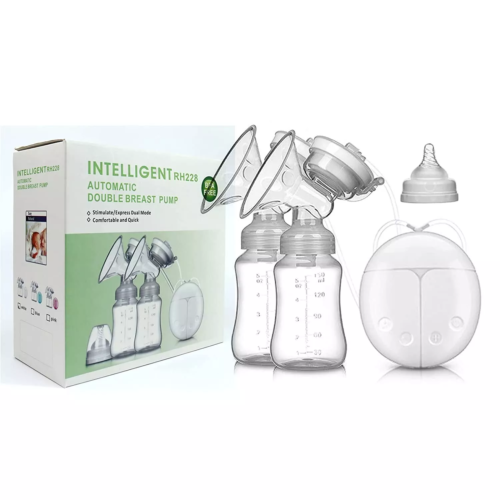 Electric Double Wearable Breast Pump Hands Free Suction Milk Feeding