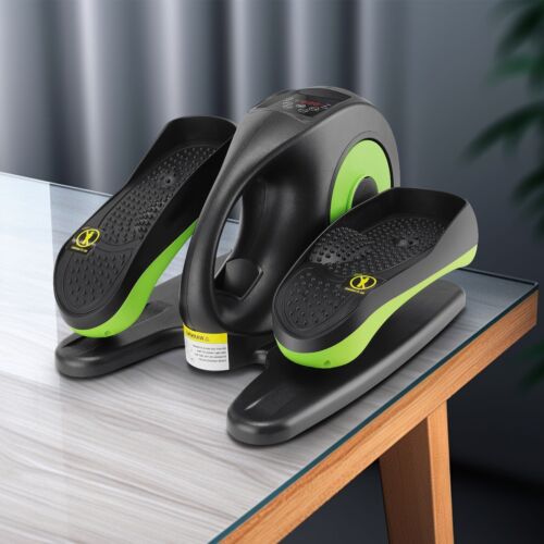 Under Desk Elliptical Machine Electric Seated Pedal Exerciser for Home w/Remote