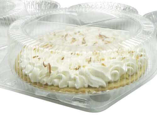 9″ Pie Container – High Dome Clamshell – Clear PET Plastic – #CPC119