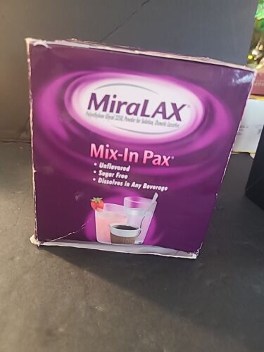 MiraLAX Mix-In Laxative Powder，Gentle Constipation Relief，Stool Softener (N)