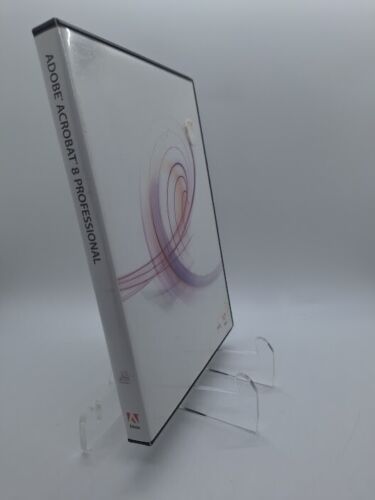 Adobe Acrobat 8 Standard 2006 For Windows W/ Serial Number