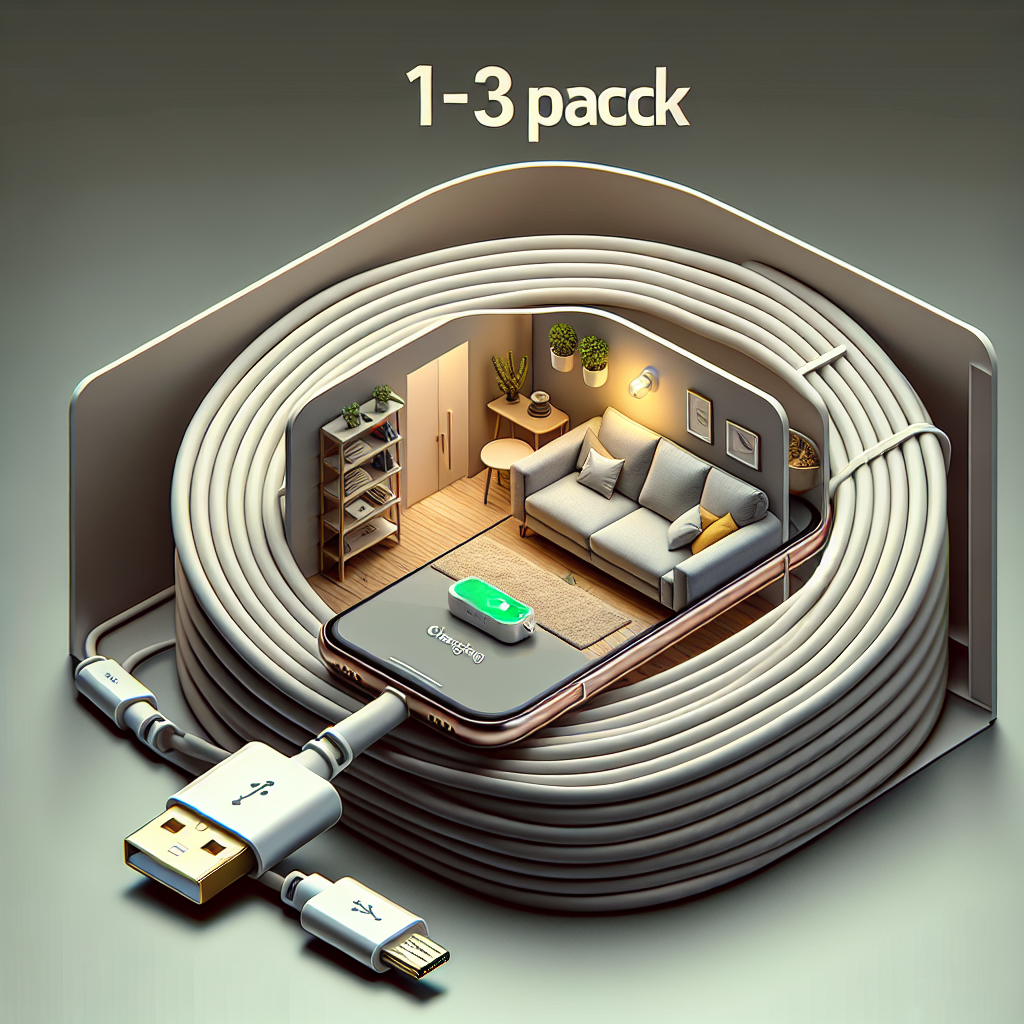 Maximize Convenience with a 1-3Pack 10FT Micro USB Cable: The Ultimate Solution for Charging Your Android Phone