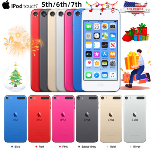 New Sealed Box Apple Ipod Touch 6th 7th Generation 64/128/256GB All Color Lot