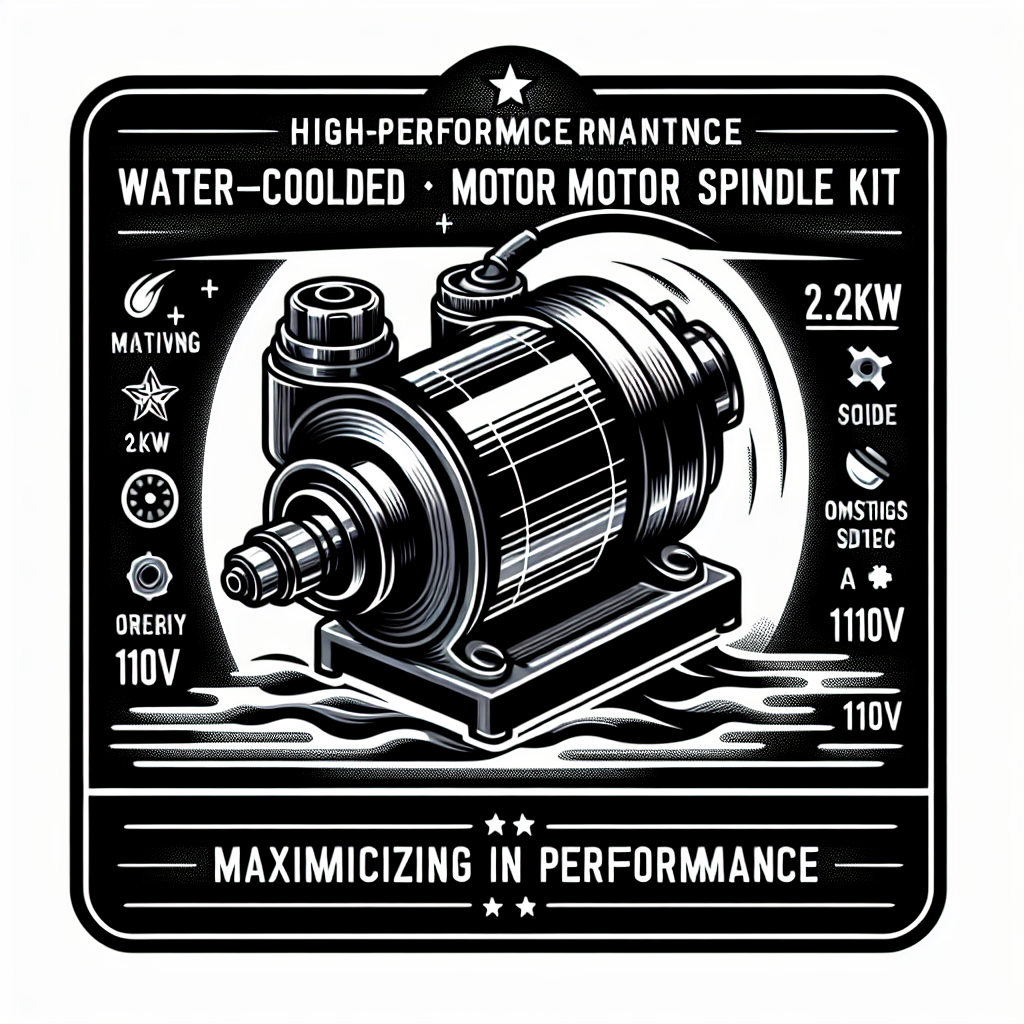 Maximize Performance with the RATTMMOTOR 2.2KW Water Cooled Spindle Kit 110V Spindle Motor