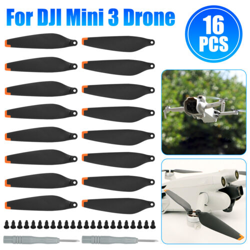 16Pcs Low-Noise Propellers Blades Props Wings for DJI Mini 3 Drone Accessories