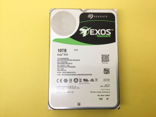 SEAGATE EXOS X10 10TB 7200 RPM SAS 12Gb/s 3.5” 256MB HDD ST10000NM0096