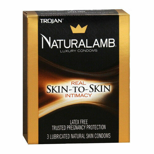 Trojan Naturalamb Luxury Lubricated Natural Skin Condoms 10 Count