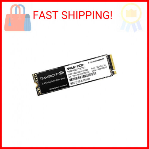 TEAMGROUP MP33 1TB SLC Cache 3D NAND TLC NVMe 1.3 PCIe Gen3x4 M.2 2280 Internal