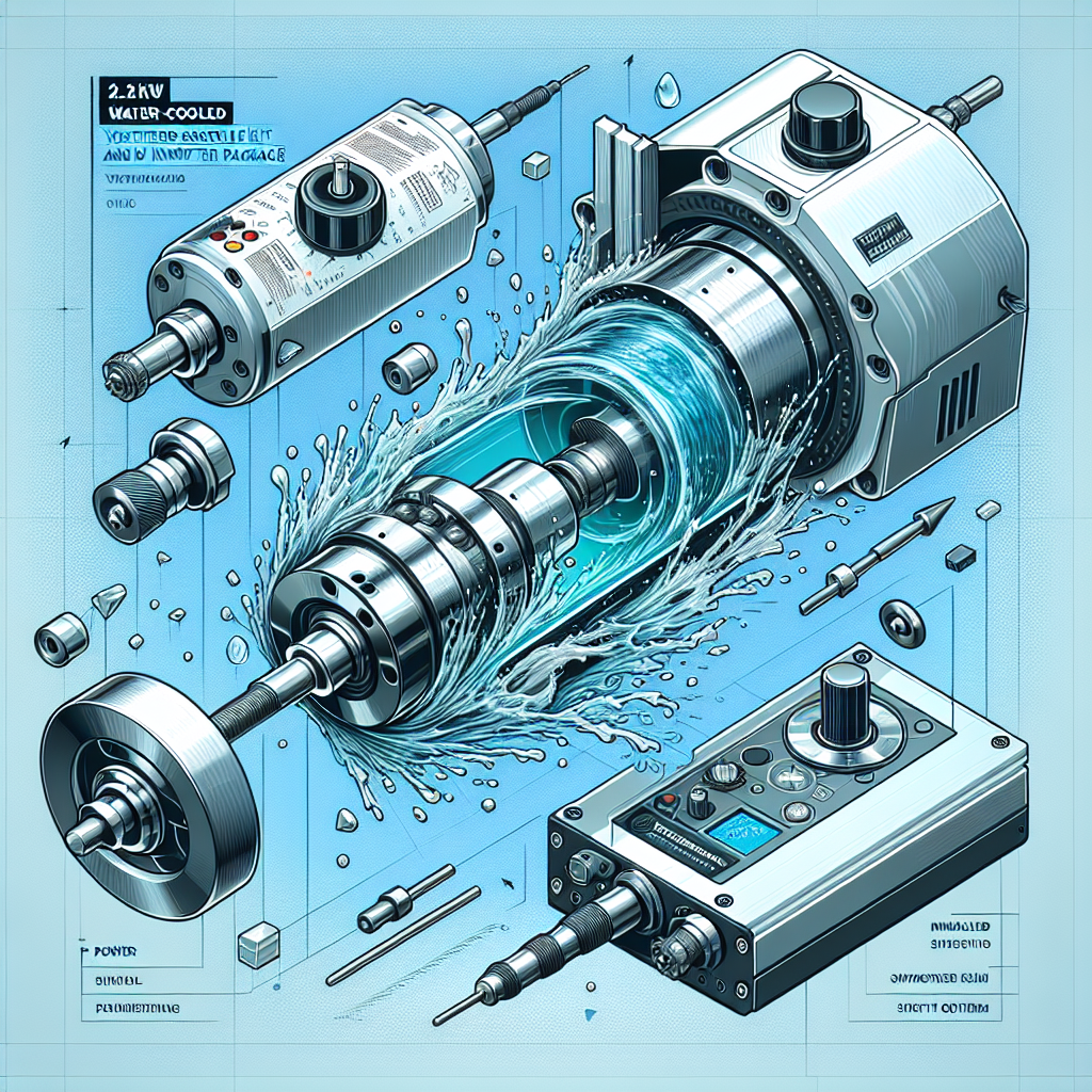 Experience Smooth Operation with the RATTMMOTOR 2.2KW Water Cooled Spindle Kit and VFD Inverter Package