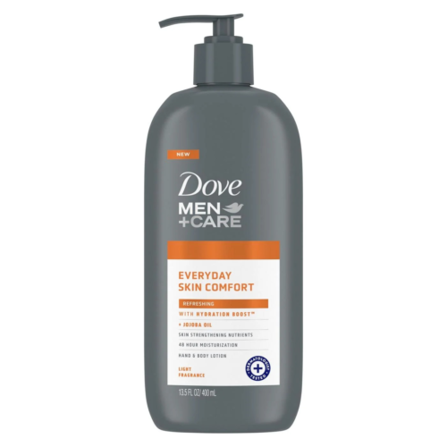 Dove Men+Care Everyday Skin Comfort Non Greasy Men’s Hand and Body Lotion 13.5oz