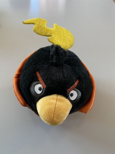 Angry Birds Space 8″ Black Bomb Bird Plush 2012 Commonwealth